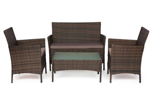  Лаундж сет (диван+2кресла+столик+подушки) (mod. 210013 А), фото 1 