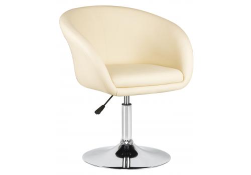  Кресло дизайнерское DOBRIN EDISON, кремовый, фото 1 