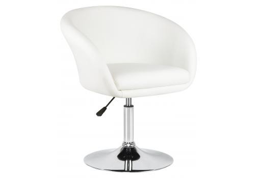  Кресло дизайнерское DOBRIN EDISON, белый, фото 1 