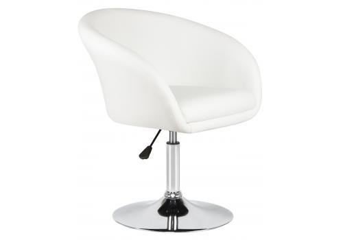  Кресло дизайнерское DOBRIN EDISON, белый, фото 2 
