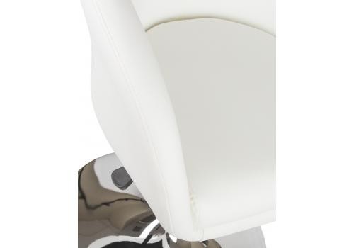  Кресло дизайнерское DOBRIN EDISON, белый, фото 7 