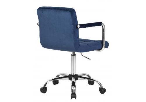  Офисное кресло для персонала DOBRIN TERRY, синий велюр (MJ9-117), фото 4 