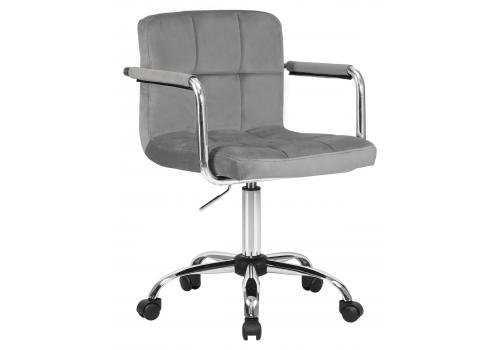  Офисное кресло для персонала DOBRIN TERRY, серый велюр (MJ9-75), фото 1 