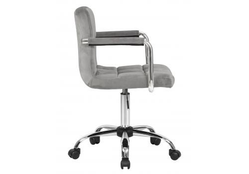  Офисное кресло для персонала DOBRIN TERRY, серый велюр (MJ9-75), фото 3 