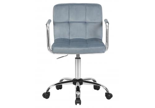  Офисное кресло для персонала DOBRIN TERRY, пудрово-голубой велюр (MJ9-74), фото 6 