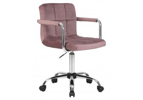  Офисное кресло для персонала DOBRIN TERRY, пудрово-розовый велюр (MJ9-32), фото 2 