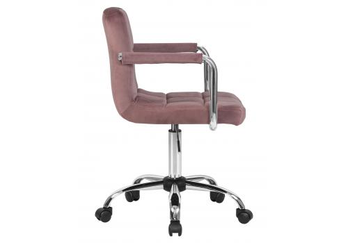  Офисное кресло для персонала DOBRIN TERRY, пудрово-розовый велюр (MJ9-32), фото 3 