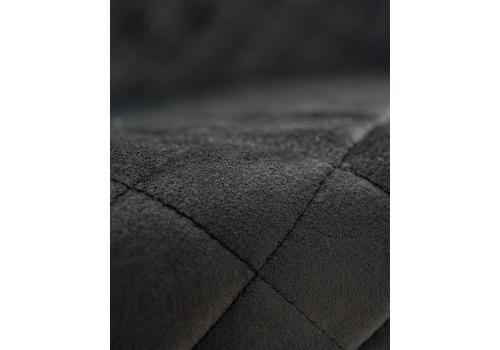  Стул обеденный DOBRIN RICHARD, черные матовые ножки, черный велюр (V108-77), фото 11 
