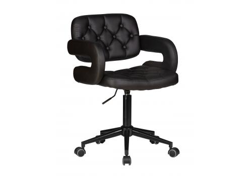  Офисное кресло для персонала DOBRIN LARRY BLACK, чёрный, фото 1 
