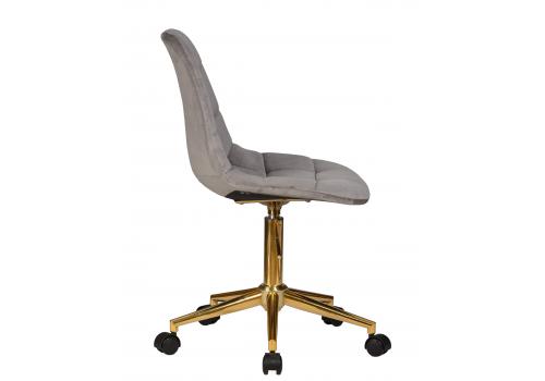 Офисное кресло для персонала DOBRIN DIANA, серый велюр (MJ9-75), фото 3 