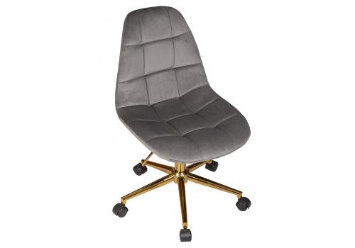  Офисное кресло для персонала DOBRIN DIANA, серый велюр (MJ9-75), фото 7 