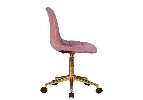  Офисное кресло для персонала DOBRIN DIANA, розовый велюр (MJ9-32), фото 3 