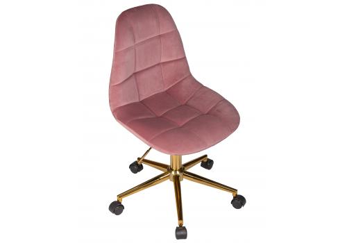  Офисное кресло для персонала DOBRIN DIANA, розовый велюр (MJ9-32), фото 7 