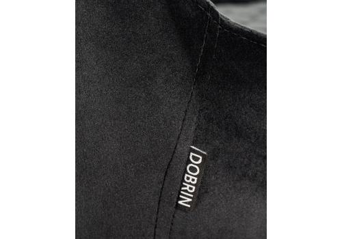  Стул барный DOBRIN CHRISTIAN&apos;75, черные ножки, черный велюр (V108-77), фото 7 