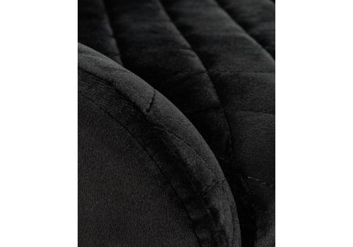  Стул барный DOBRIN CHRISTIAN&apos;75, черные ножки, черный велюр (V108-77), фото 9 