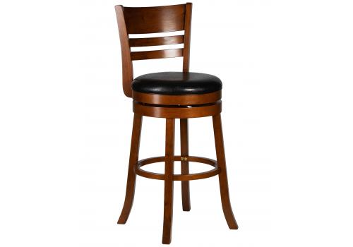  Вращающийся полубарный стул DOBRIN WILLIAM COUNTER, шоколад, черный, фото 11 