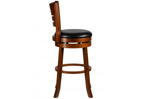  Вращающийся полубарный стул DOBRIN WILLIAM COUNTER, шоколад, черный, фото 2 