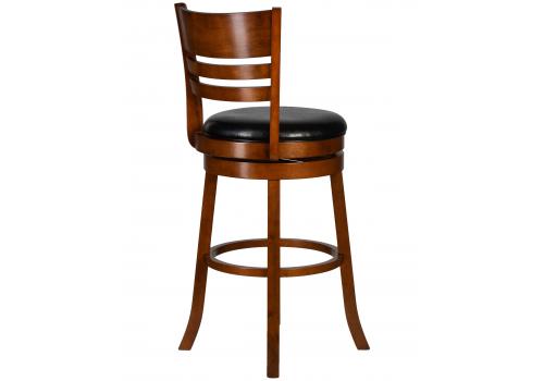  Вращающийся полубарный стул DOBRIN WILLIAM COUNTER, шоколад, черный, фото 3 