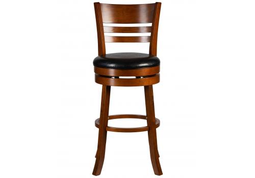  Вращающийся полубарный стул DOBRIN WILLIAM COUNTER, шоколад, черный, фото 5 