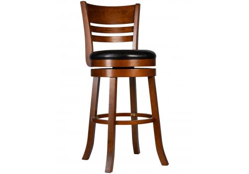  Вращающийся полубарный стул DOBRIN WILLIAM COUNTER, шоколад, черный, фото 6 