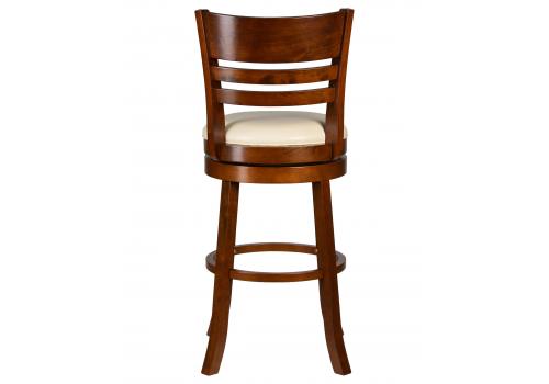  Вращающийся полубарный стул DOBRIN WILLIAM COUNTER, шоколад, кремовый, фото 4 