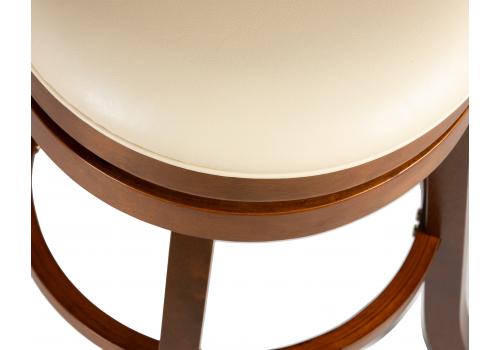  Вращающийся полубарный стул DOBRIN WILLIAM COUNTER, шоколад, кремовый, фото 8 
