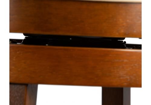  Вращающийся полубарный стул DOBRIN WILLIAM COUNTER, шоколад, кремовый, фото 11 