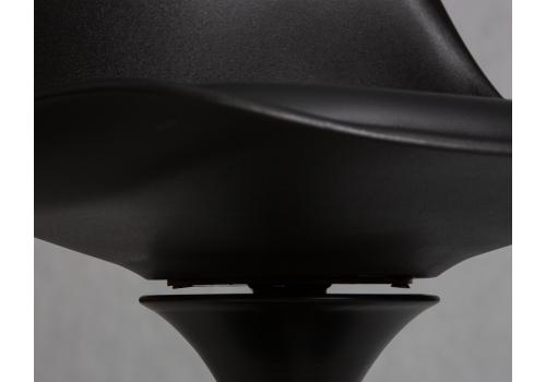  Стул обеденный DOBRIN TULIP, черное основание, цвет черный (B-03), фото 9 