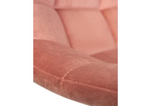  Стул барный DOBRIN TAILOR WHITE, пудрово-розовый велюр (MJ9-32), фото 2 