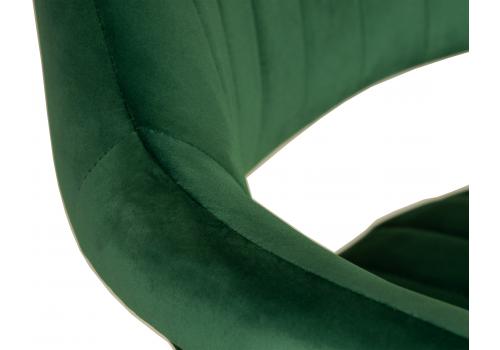  Стул барный DOBRIN CHARLY BLACK, зеленый велюр (MJ9-88), фото 8 