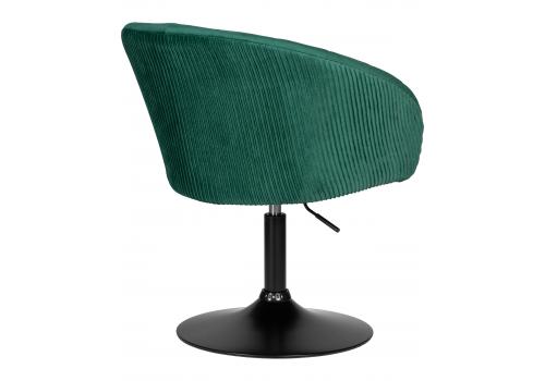  Кресло дизайнерское DOBRIN EDISON BLACK, зеленый велюр (1922-9), фото 4 