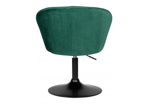  Кресло дизайнерское DOBRIN EDISON BLACK, зеленый велюр (1922-9), фото 5 