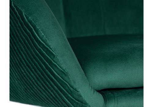 Кресло дизайнерское DOBRIN EDISON BLACK, зеленый велюр (1922-9), фото 7 
