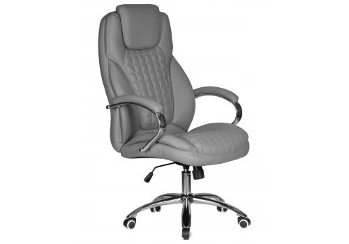  Офисное кресло для руководителей DOBRIN CHESTER, серый, фото 2 