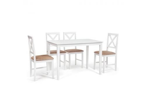  Обеденный комплект эконом Хадсон (стол + 4 стула)/ Hudson Dining Set, фото 1 