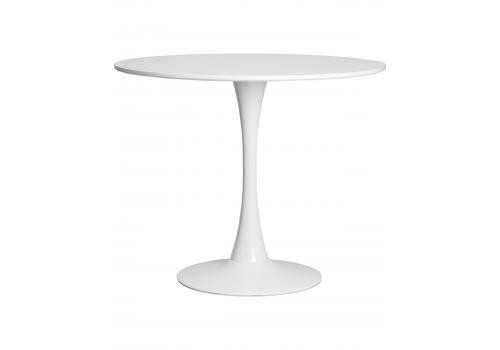  Стол обеденный MIA, белая столешница, белое основание, фото 1 