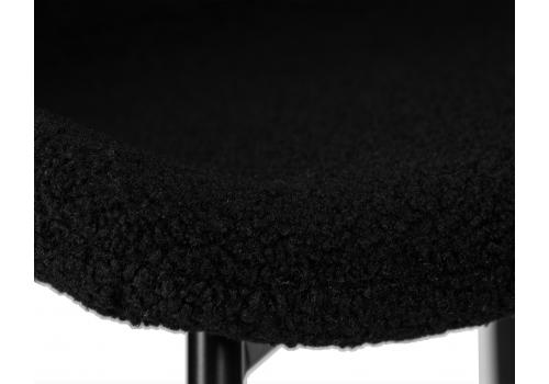  Стул обеденный DOBRIN MILO, черные ножки, черный букле (UF992-12), фото 8 