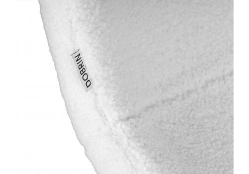  Стул обеденный DOBRIN MILO, черные ножки, белый букле (UF992-01), фото 8 
