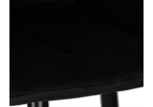  Стул барный DOBRIN NICOLE, черные матовые ножки, черный велюр (108-77), фото 7 