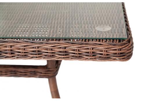  "Айриш" стол плетеный из искусственного ротанга, цвет коричневый, фото 3 