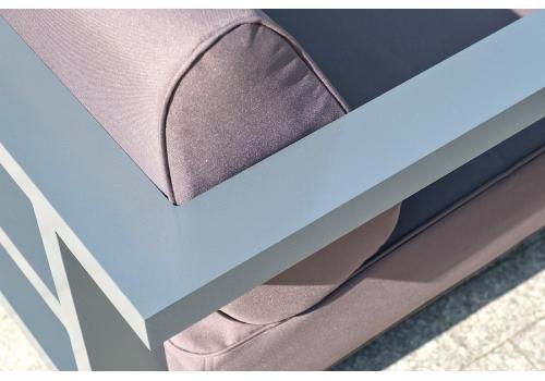  "Гранада" кресло алюминиевое, цвет серый, ткань Savana Graffit, фото 7 