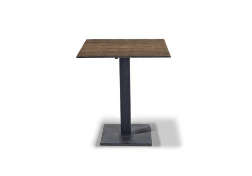 "Каффе" интерьерный стол из HPL квадратный 64х64см, цвет "дуб", фото 2 