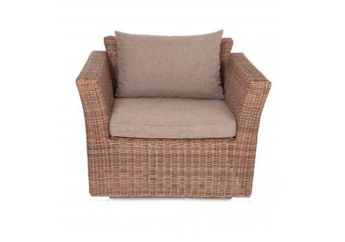  "Капучино" кресло из искусственного ротанга, цвет коричневый, фото 2 