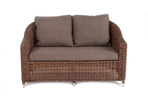  "Кон Панна" диван из искусственного ротанга двухместный, цвет коричневый, фото 5 