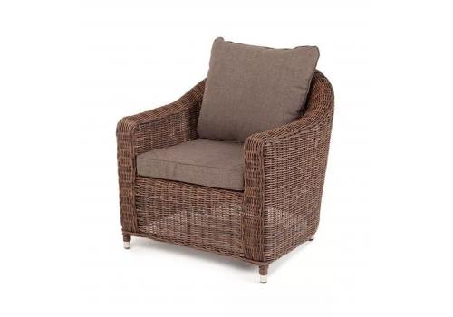  "Кон Панна" кресло из искусственного ротанга, цвет коричневый, фото 1 