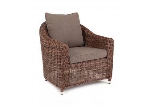  "Кон Панна" кресло из искусственного ротанга, цвет коричневый, фото 4 