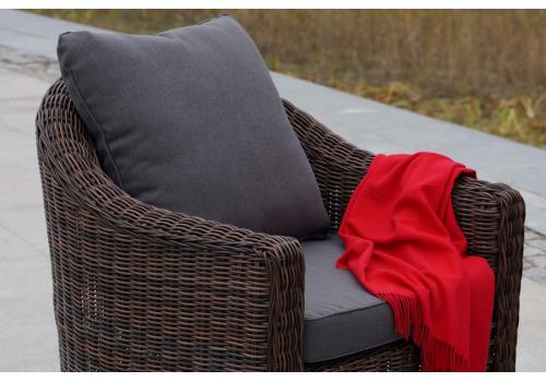  "Кон Панна" кресло из искусственного ротанга, цвет коричневый, фото 7 
