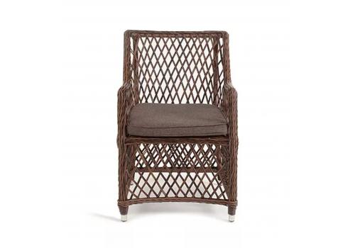  "Латте" плетеное кресло из искусственного ротанга, цвет коричневый, фото 2 