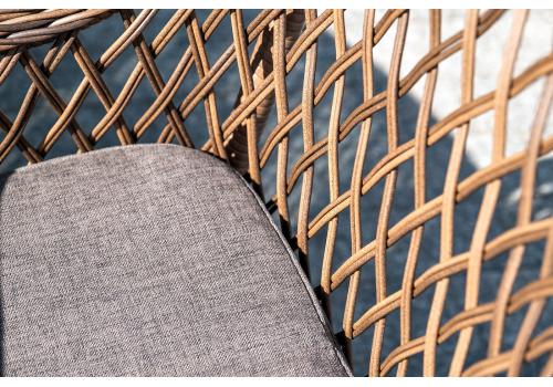  "Латте" плетеное кресло из искусственного ротанга, цвет коричневый, фото 9 