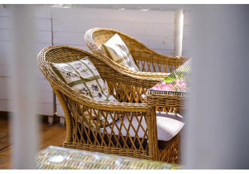  "Сицилия" плетеный стул из искусственного ротанга, цвет соломенный, фото 7 